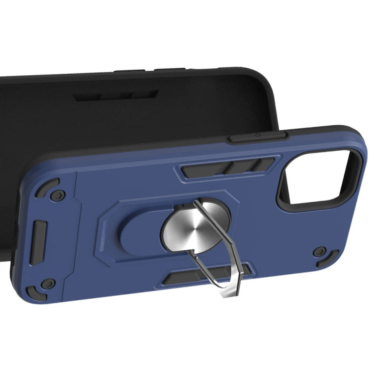 For iPhone 12 mini Armour Series PC + TPU Protective Case with Ring Holder