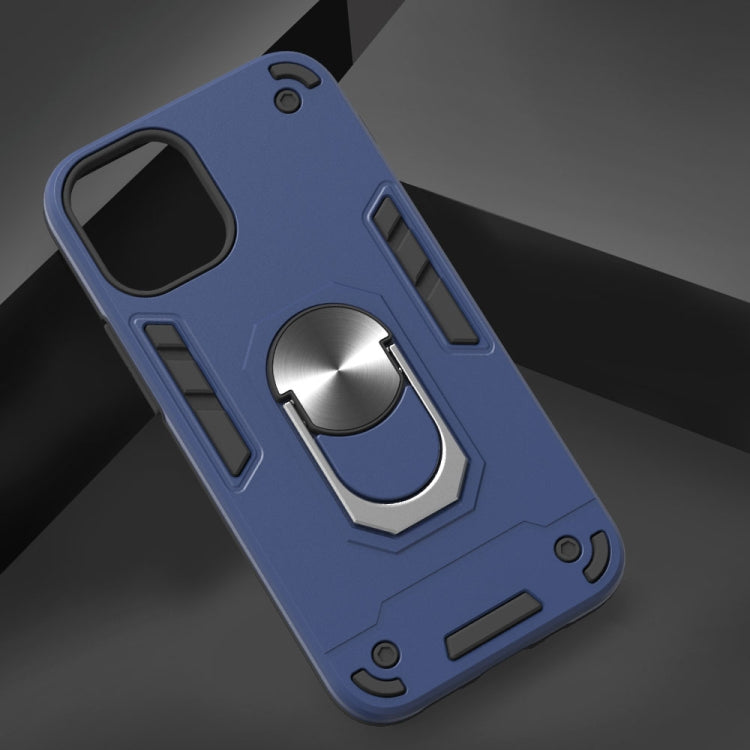 For iPhone 12 mini Armour Series PC + TPU Protective Case with Ring Holder