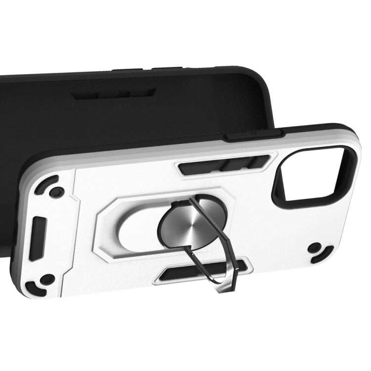 For iPhone 12 mini Armour Series PC + TPU Protective Case with Ring Holder