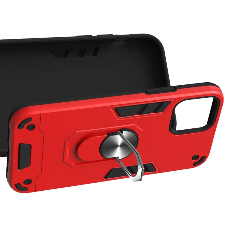 For iPhone 12 / 12 Pro Armour Series PC + TPU Protective Case with Ring Holder