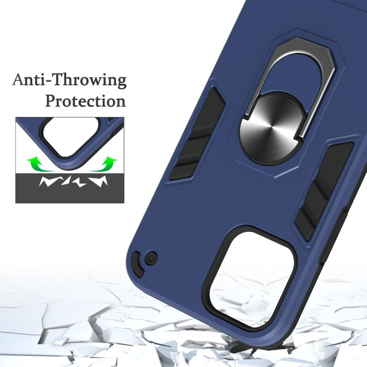 For iPhone 12 / 12 Pro Armour Series PC + TPU Protective Case with Ring Holder