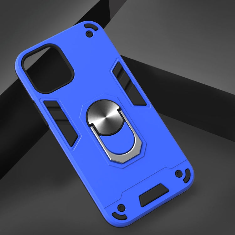 For iPhone 12 / 12 Pro Armour Series PC + TPU Protective Case with Ring Holder