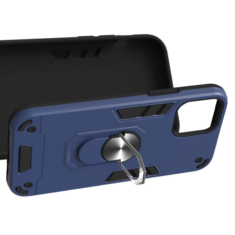 For iPhone 12 / 12 Pro Armour Series PC + TPU Protective Case with Ring Holder