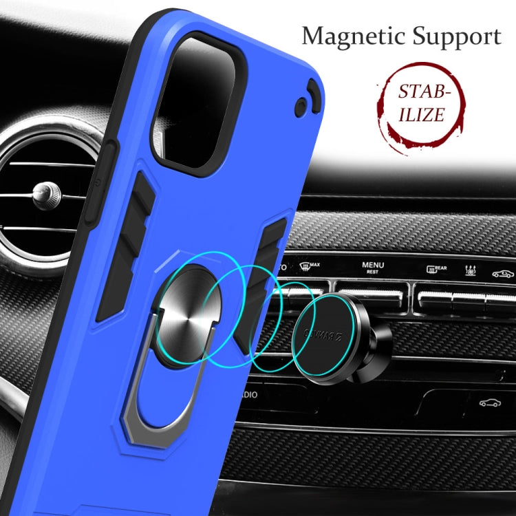 For iPhone 12 / 12 Pro Armour Series PC + TPU Protective Case with Ring Holder
