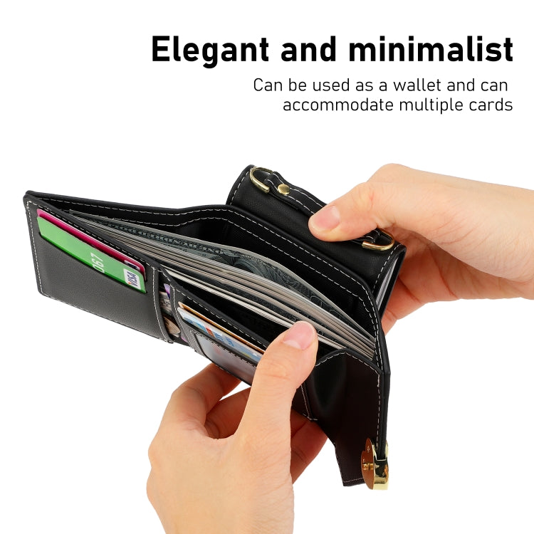 For Samsung Galaxy Z Flip3 5G POLA Color Block Love Buckle Multi-Card Slots Wallet Phone Case