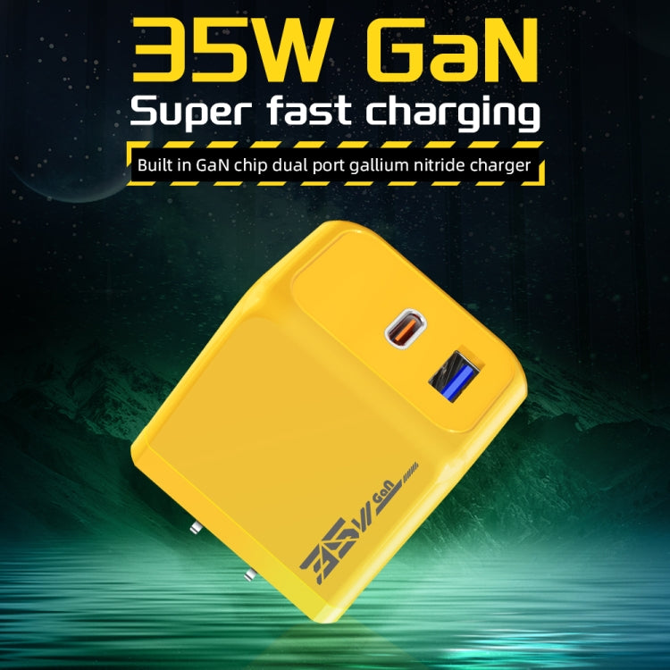 M167 PD 35W Type-C and USB QC 3.0 Fast Charger, Specification:US Plug