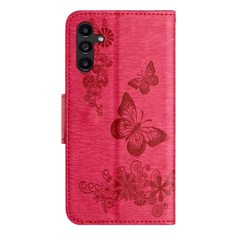 For Samsung Galaxy A16 / A26 5G Butterfly Embossed Flip Leather Phone Case