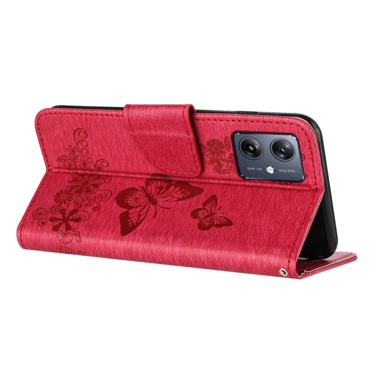 For Samsung Galaxy A06 4G Butterfly Embossed Flip Leather Phone Case