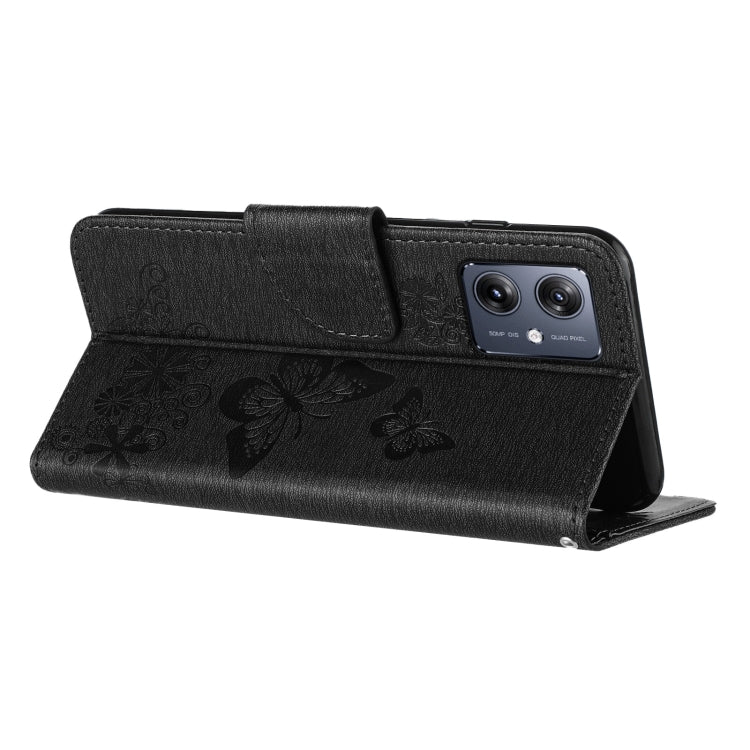 For Samsung Galaxy A06 4G Butterfly Embossed Flip Leather Phone Case