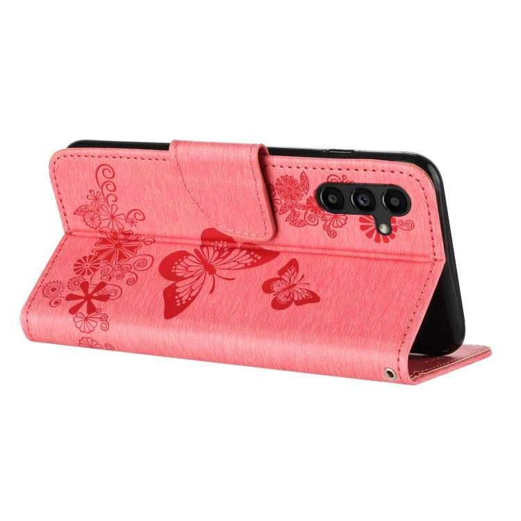 For Samsung Galaxy A36 / A56 5G Butterfly Embossed Flip Leather Phone Case