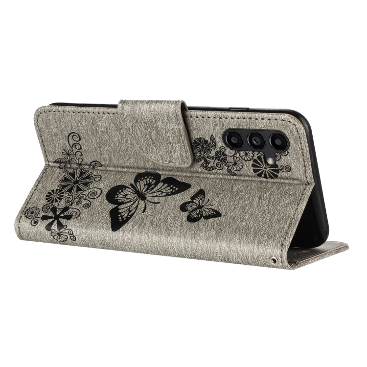 For Samsung Galaxy A36 / A56 5G Butterfly Embossed Flip Leather Phone Case