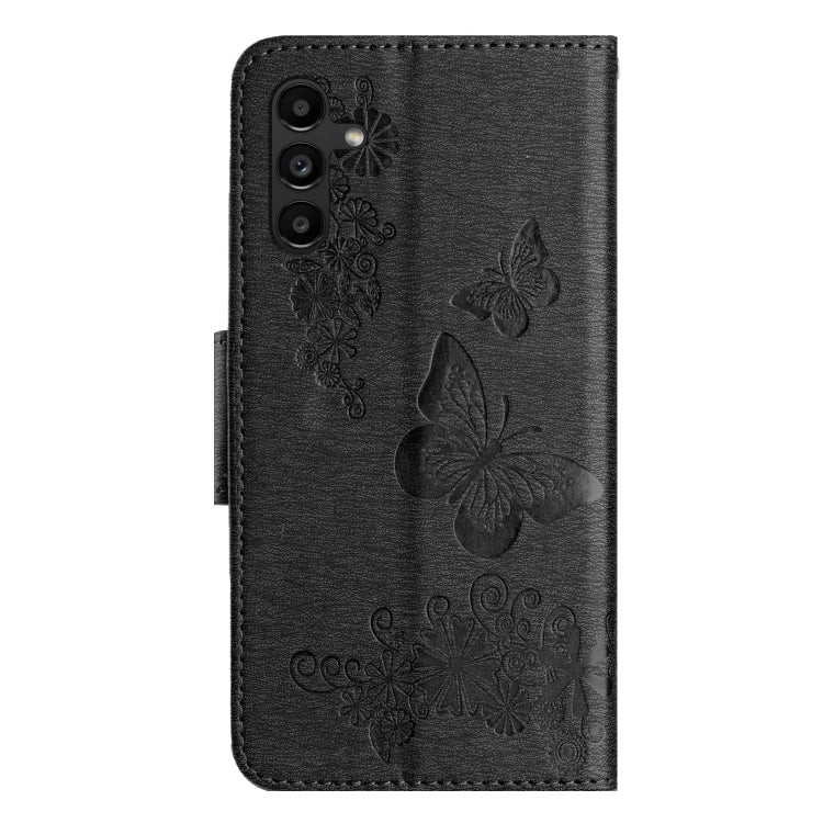 For Samsung Galaxy A36 / A56 5G Butterfly Embossed Flip Leather Phone Case