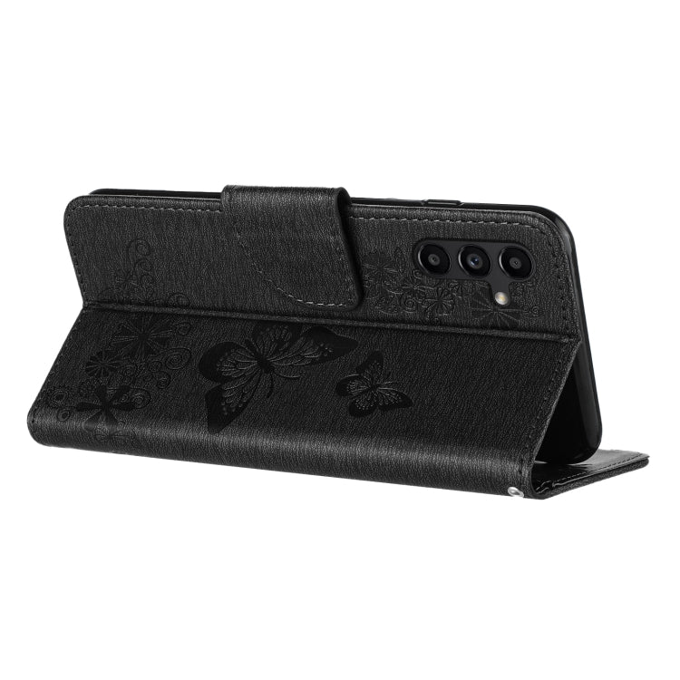For Samsung Galaxy A36 / A56 5G Butterfly Embossed Flip Leather Phone Case