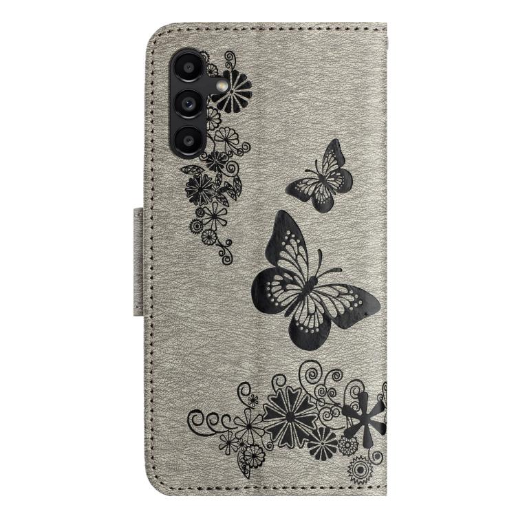 For Samsung Galaxy A17 4G / 5G Butterfly Embossed Flip Leather Phone Case