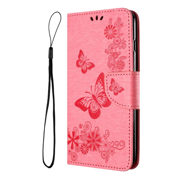 For Galaxy A57 5G Butterfly Embossed Flip Leather Phone Case