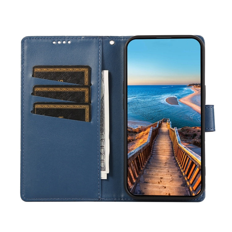 For Xiaomi 14T Pro PU Genuine Leather Texture Embossed Line Phone Case