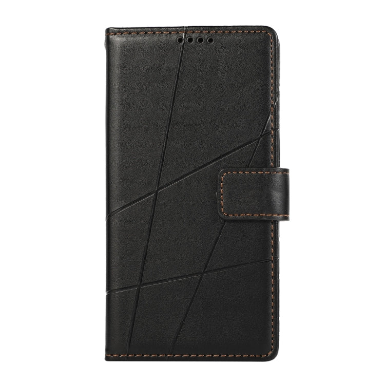 For Xiaomi 15 Pro PU Genuine Leather Texture Embossed Line Phone Case