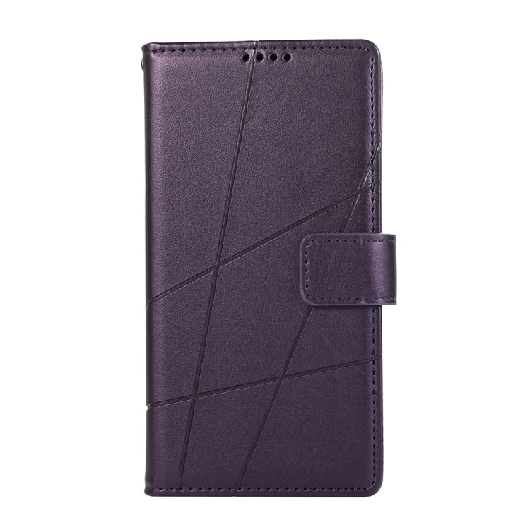For Xiaomi 15 Pro PU Genuine Leather Texture Embossed Line Phone Case