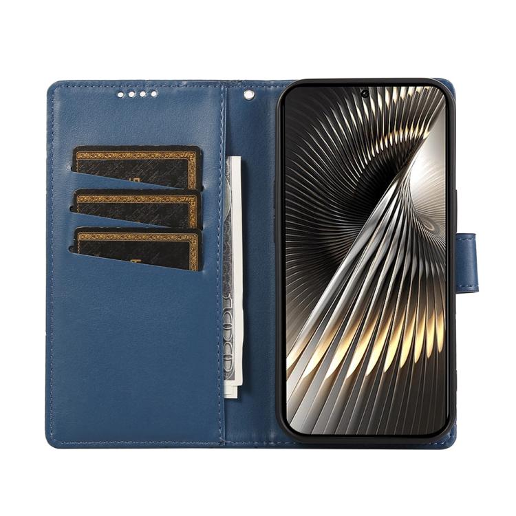 For Xiaomi 15 Ultra PU Genuine Leather Texture Embossed Line Phone Case