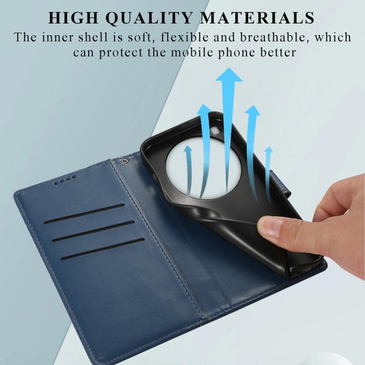 For Xiaomi 15 Ultra PU Genuine Leather Texture Embossed Line Phone Case