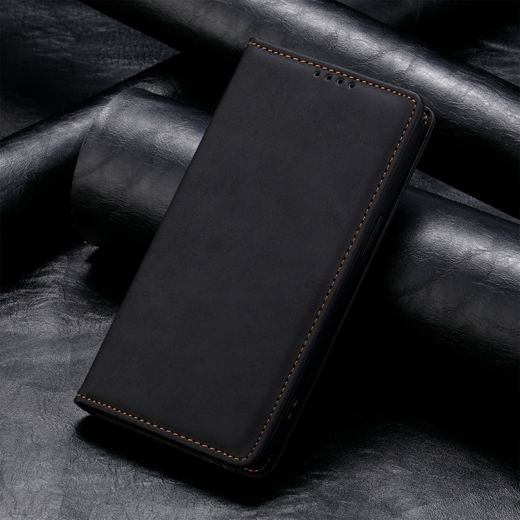 For Xiaomi 15 Business Solid Color Magnetic RFID Leather Phone Case