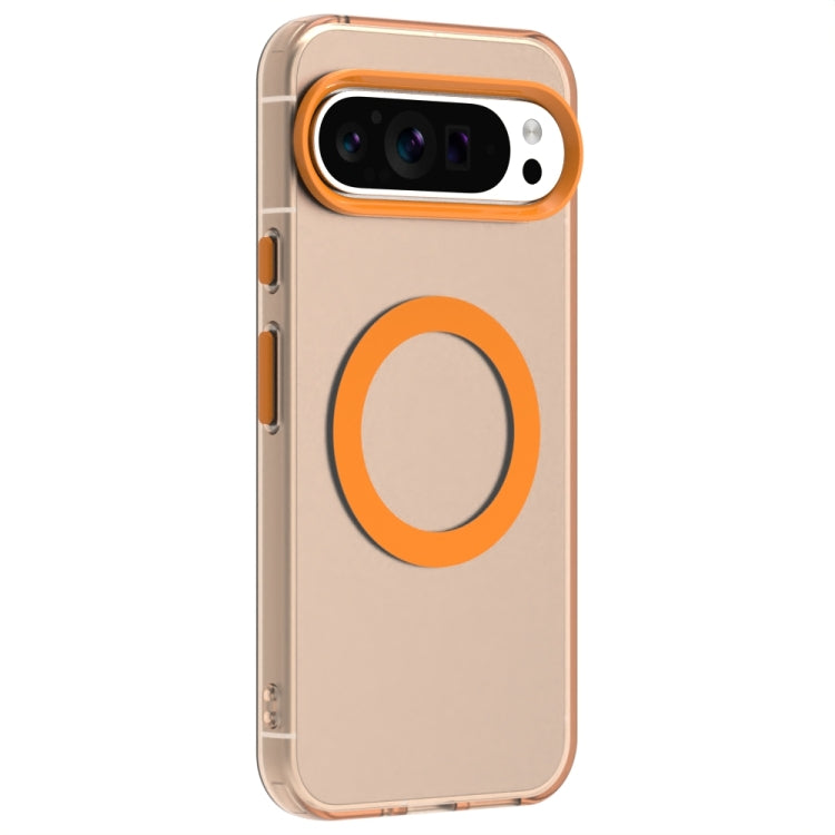 For Google Pixel 9 Pro Candy Magsafe PC Hybrid TPU Phone Case