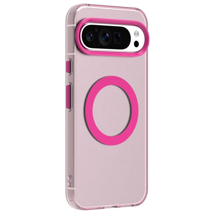 For Google Pixel 9 Pro Candy Magsafe PC Hybrid TPU Phone Case
