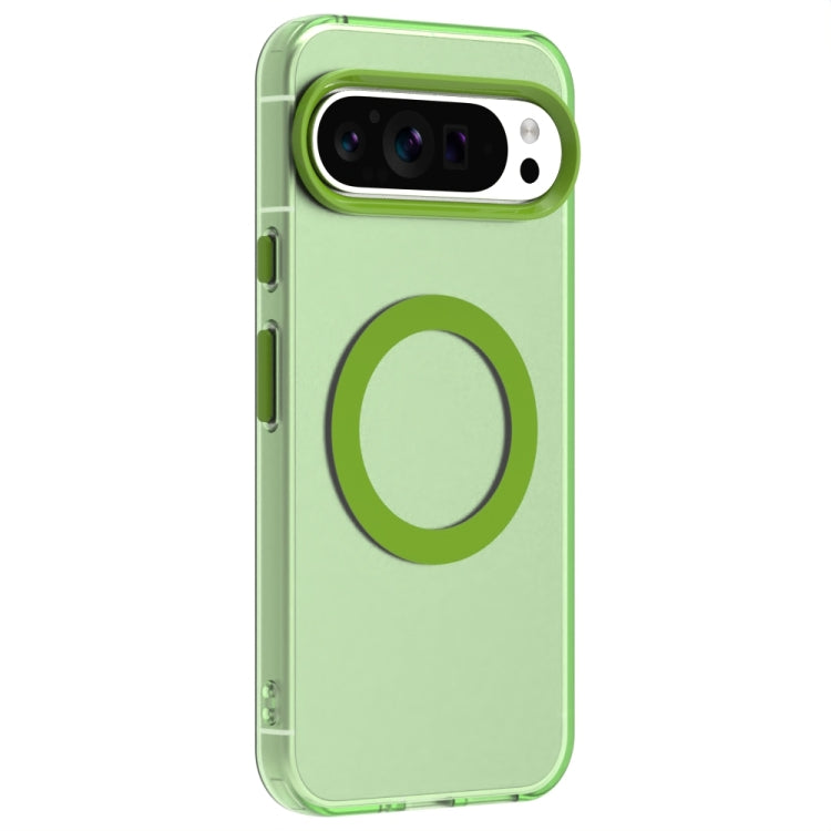 For Google Pixel 9 Pro Candy Magsafe PC Hybrid TPU Phone Case