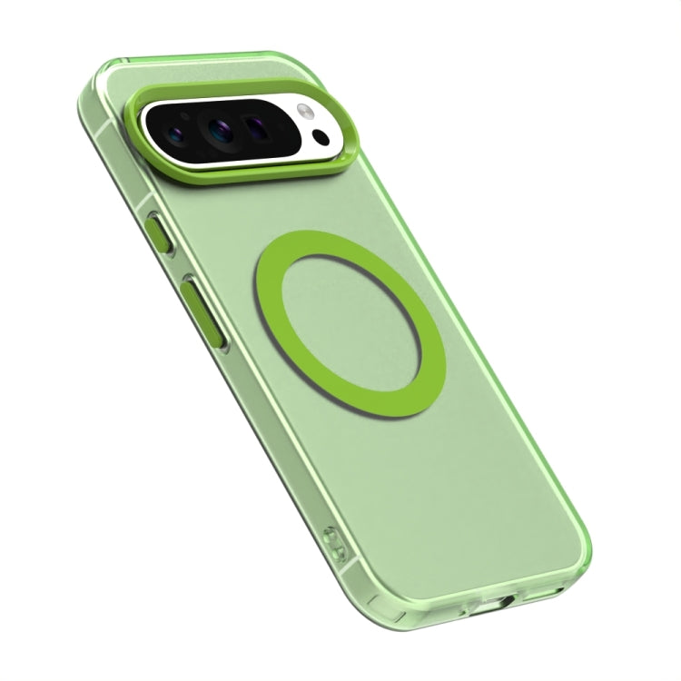 For Google Pixel 9 Pro XL Candy Magsafe PC Hybrid TPU Phone Case