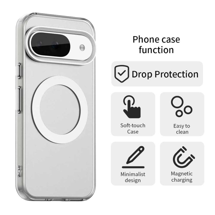 For Google Pixel 9 Candy Magsafe PC Hybrid TPU Phone Case
