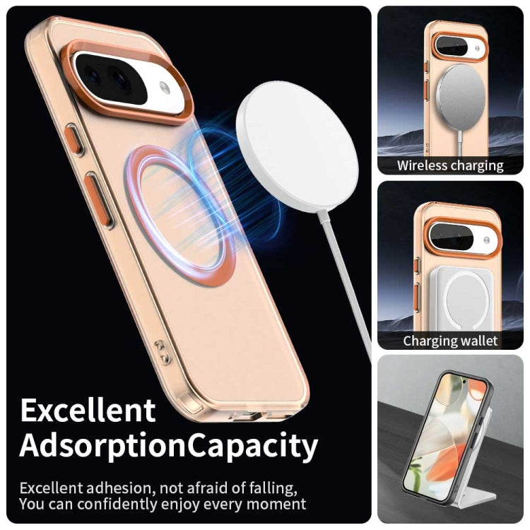 For Google Pixel 9 Candy Magsafe PC Hybrid TPU Phone Case
