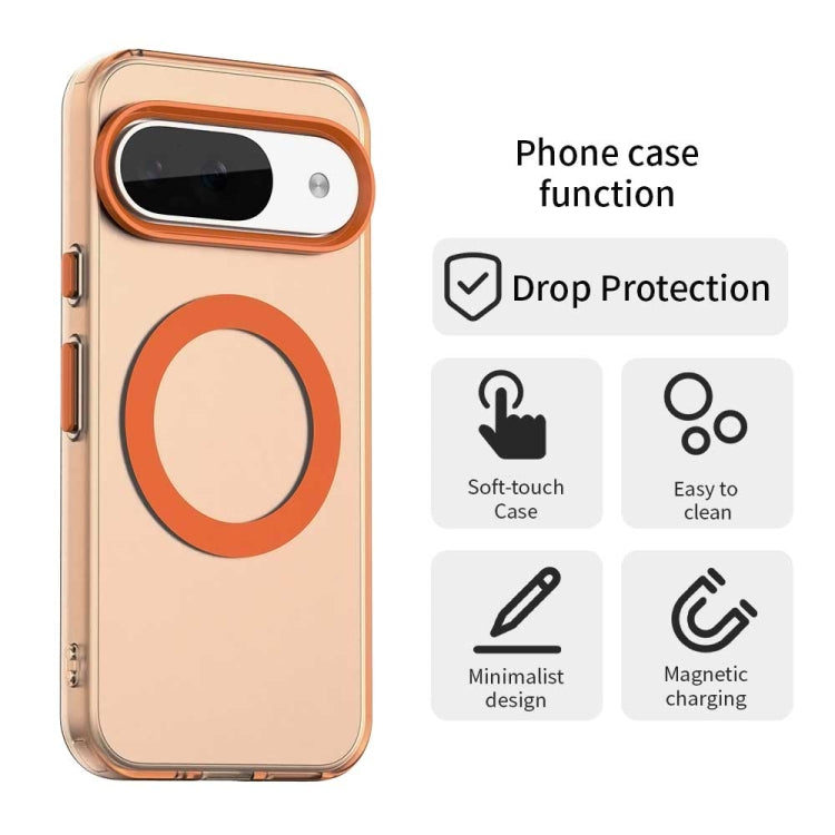 For Google Pixel 9 Candy Magsafe PC Hybrid TPU Phone Case