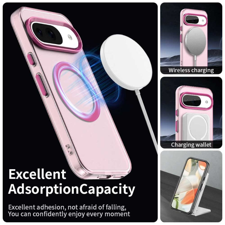 For Google Pixel 9 Candy Magsafe PC Hybrid TPU Phone Case