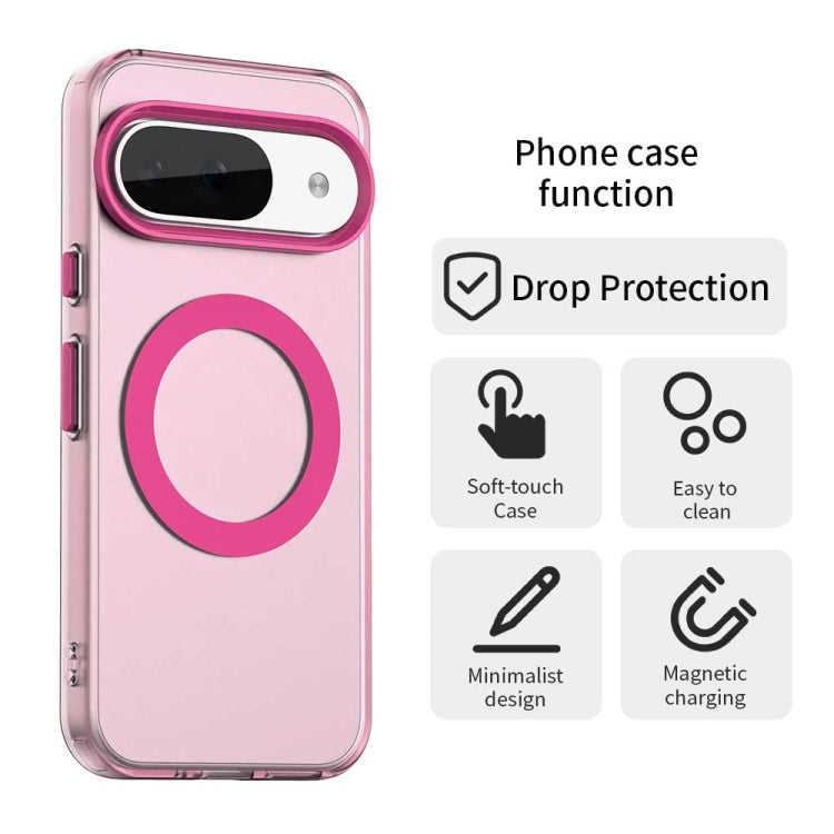 For Google Pixel 9 Candy Magsafe PC Hybrid TPU Phone Case