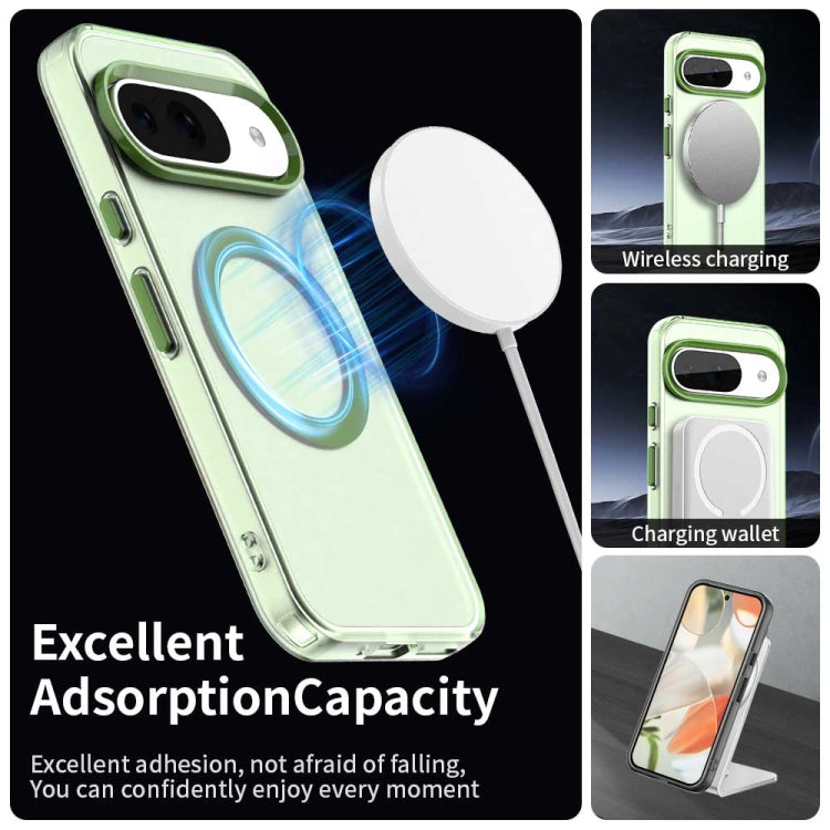 For Google Pixel 9 Candy Magsafe PC Hybrid TPU Phone Case