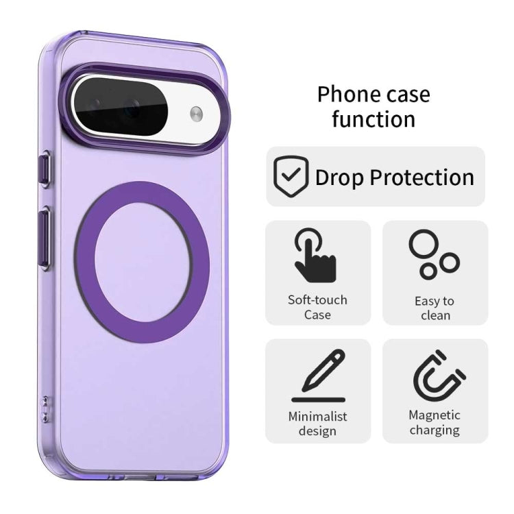For Google Pixel 9 Candy Magsafe PC Hybrid TPU Phone Case