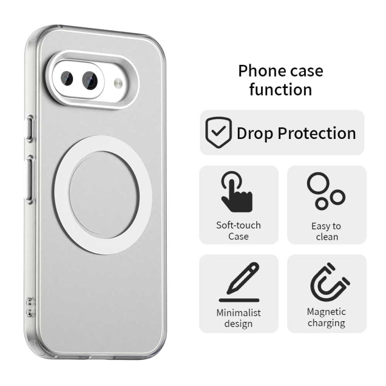 For Google Pixel 9a Candy Magsafe PC Hybrid TPU Phone Case