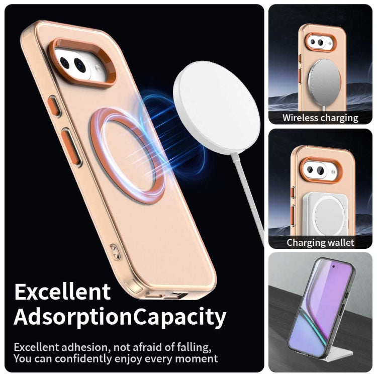 For Google Pixel 9a Candy Magsafe PC Hybrid TPU Phone Case