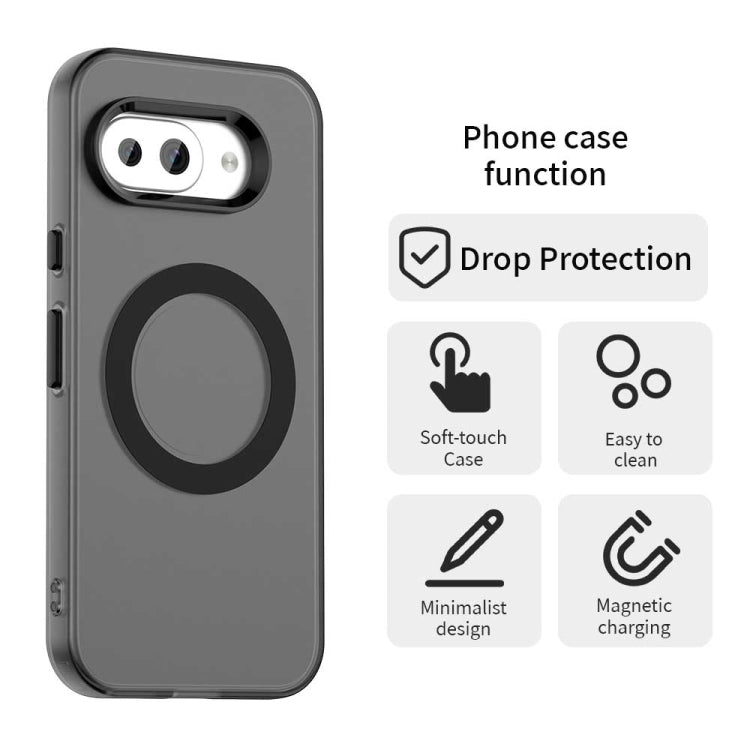 For Google Pixel 9a Candy Magsafe PC Hybrid TPU Phone Case