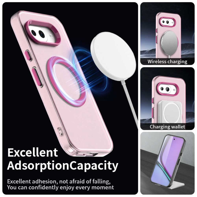 For Google Pixel 9a Candy Magsafe PC Hybrid TPU Phone Case