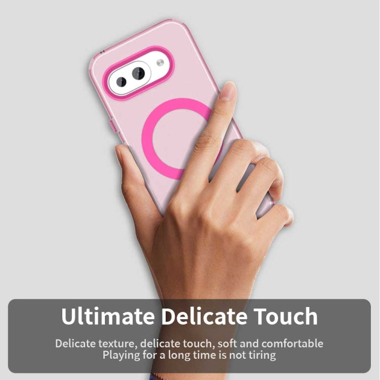 For Google Pixel 9a Candy Magsafe PC Hybrid TPU Phone Case