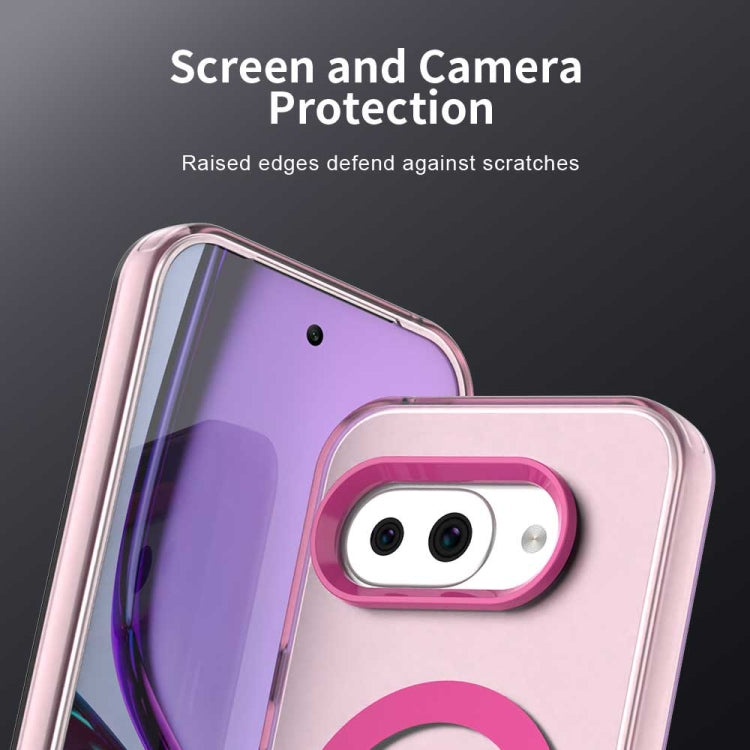 For Google Pixel 9a Candy Magsafe PC Hybrid TPU Phone Case