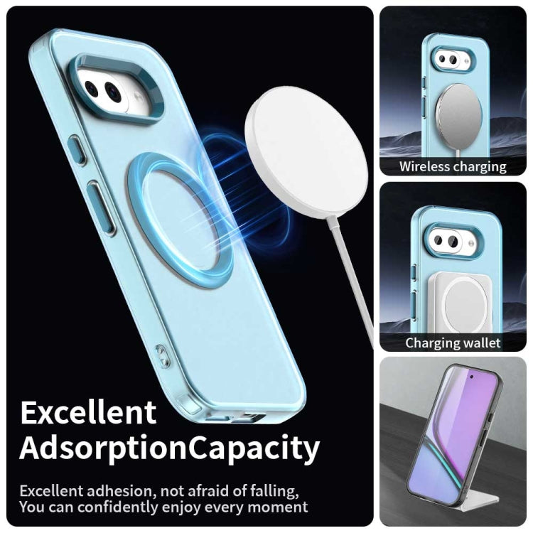For Google Pixel 9a Candy Magsafe PC Hybrid TPU Phone Case