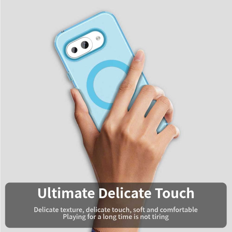 For Google Pixel 9a Candy Magsafe PC Hybrid TPU Phone Case