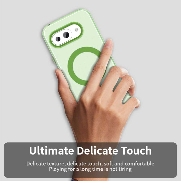 For Google Pixel 9a Candy Magsafe PC Hybrid TPU Phone Case