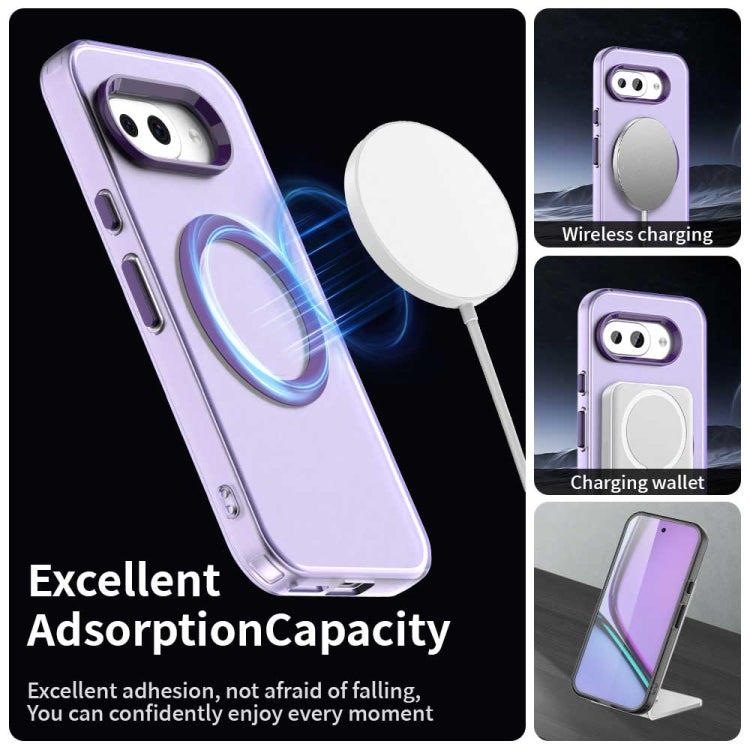 For Google Pixel 9a Candy Magsafe PC Hybrid TPU Phone Case