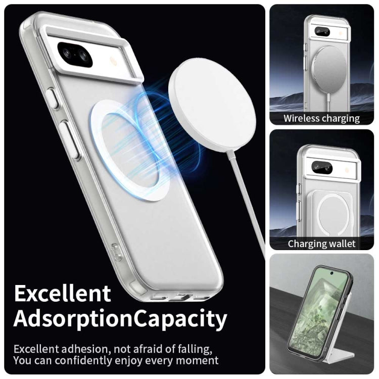For Google Pixel 8a Candy Magsafe PC Hybrid TPU Phone Case
