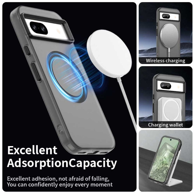 For Google Pixel 8a Candy Magsafe PC Hybrid TPU Phone Case