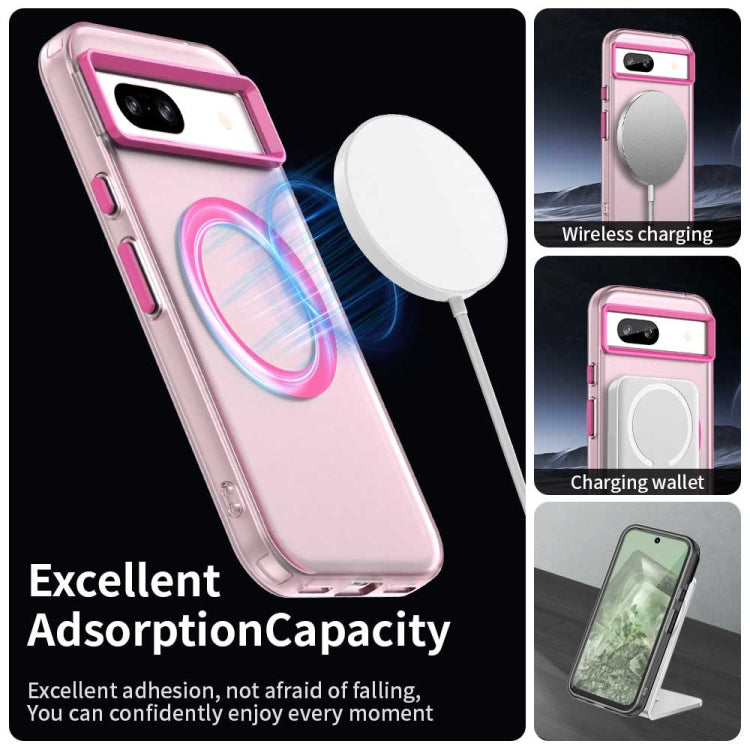 For Google Pixel 8a Candy Magsafe PC Hybrid TPU Phone Case