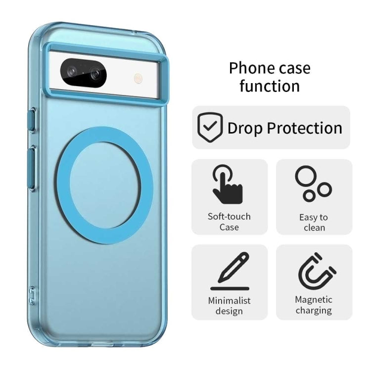 For Google Pixel 8a Candy Magsafe PC Hybrid TPU Phone Case